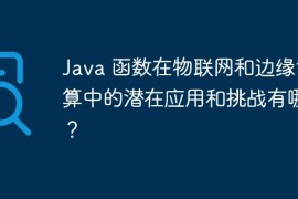 Java 函数在物联网和边缘计算中的潜在应用和挑战有哪些？