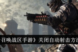 《使命召唤战区手游》关闭自动射击方法介绍