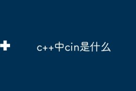 c++中cin是什么