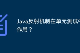 Java反射机制在单元测试中的作用？