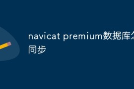 navicat premium数据库怎么同步