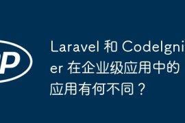 Laravel 和 CodeIgniter 在企业级应用中的应用有何不同？