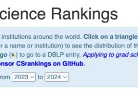 2024 CSRankings全美计算机科学排名发布！CMU霸榜，MIT跌出前5