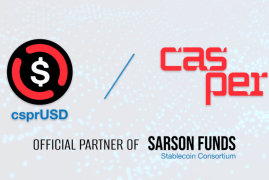 Sarson Funds 在 Casper 测试网推出稳定币 csprUSD