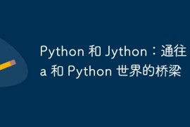 Python 和 Jython：通往 Java 和 Python 世界的桥梁