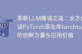 革新LLM微调之道：全方位解读PyTorch原生库torchtune的创新力量与应用价值