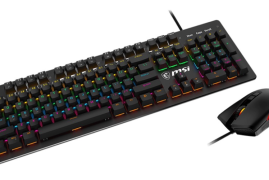 微星推出 FORGE GK300 COMBO 办公游戏两用键鼠套装，299 元