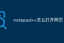 notepad++怎么打开网页