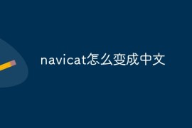 navicat怎么变成中文