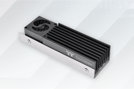 Thermaltake推出MS-1 M.2 SSD散热器：8000RPM微型风扇+铝制散热片