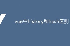 vue中history和hash区别