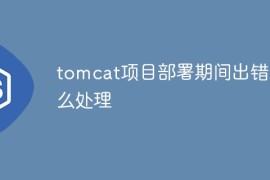 tomcat项目部署期间出错怎么处理