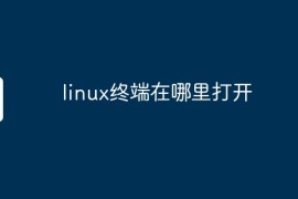linux终端在哪里打开