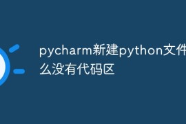 pycharm新建python文件怎么没有代码区