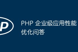 PHP 企业级应用性能优化问答