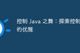 控制 Java 之舞：探索控制流的优雅