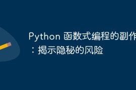 Python 函数式编程的副作用：揭示隐秘的风险