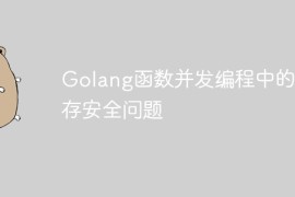 Golang函数并发编程中的内存安全问题