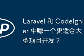 Laravel 和 CodeIgniter 中哪一个更适合大型项目开发？