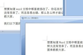 word文档比较不同内容的操作方法