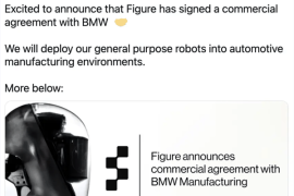 宝马将在美国工厂部署人形机器人：承担物流与焊接工作