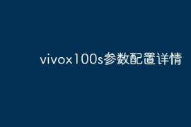vivox100s参数配置是什么？vivox100s参数配置详情