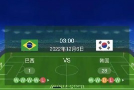 巴西和韩国足球哪个强(巴西和韩国世界杯比分)