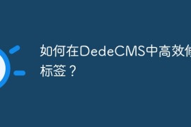 如何在DedeCMS中高效修改标签？