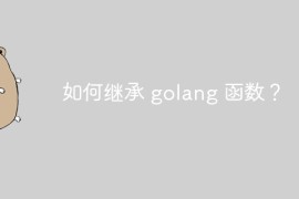 如何继承 golang 函数？