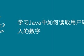 学习Java中如何读取用户输入的数字