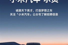 雷军发布求贤令：为中国汽车工业全面崛起做贡献！