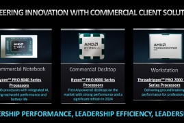 AMD 发布锐龙 PRO 系列商用处理器：搭载 NPU 单元，支持 WiFi 7 和蓝牙 5.4