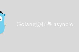 Golang协程与 asyncio