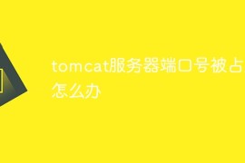 tomcat服务器端口号被占用怎么办