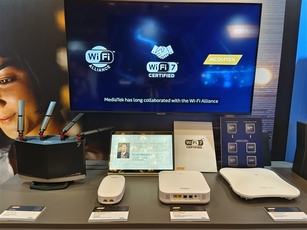 MediaTek持续拓展Wi-Fi 7全球生态系统，首批Wi-Fi 7认证产品亮相CES 2024-图1