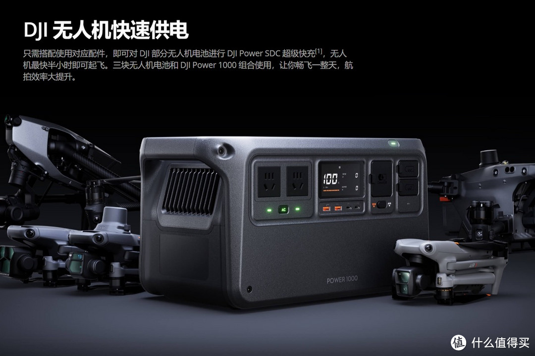 DJI大疆发布2200W户外电源，双PD3.1，支持无人机电池快充-图5
