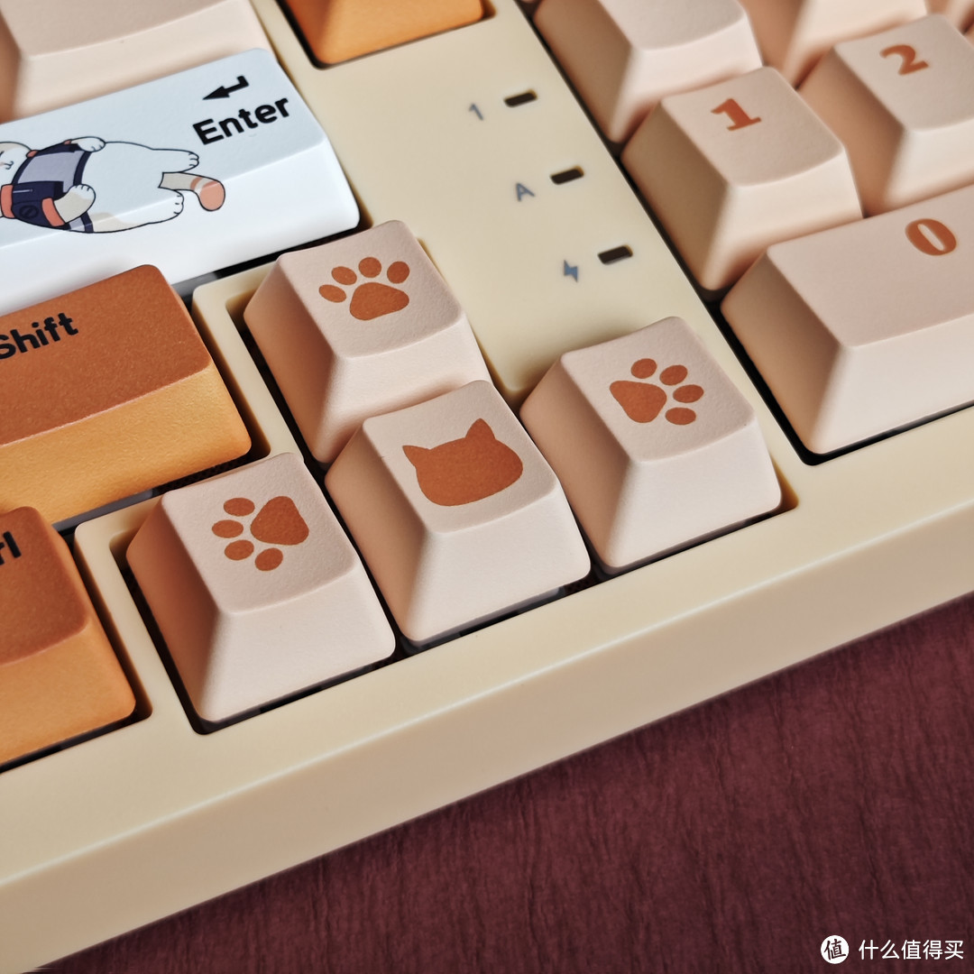 键盘体验 篇一：橘猫主题键盘，一块含猫量奇高的无线机械键盘~-图22