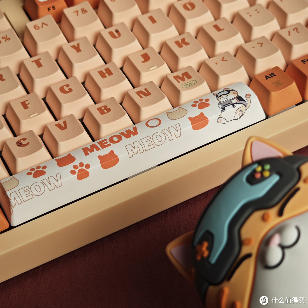 键盘体验 篇一：橘猫主题键盘，一块含猫量奇高的无线机械键盘~-图21