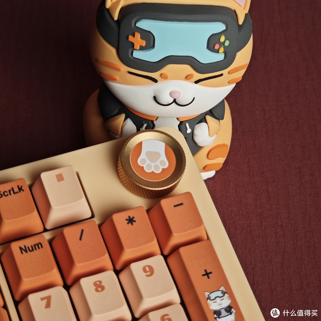 键盘体验 篇一：橘猫主题键盘，一块含猫量奇高的无线机械键盘~-图25