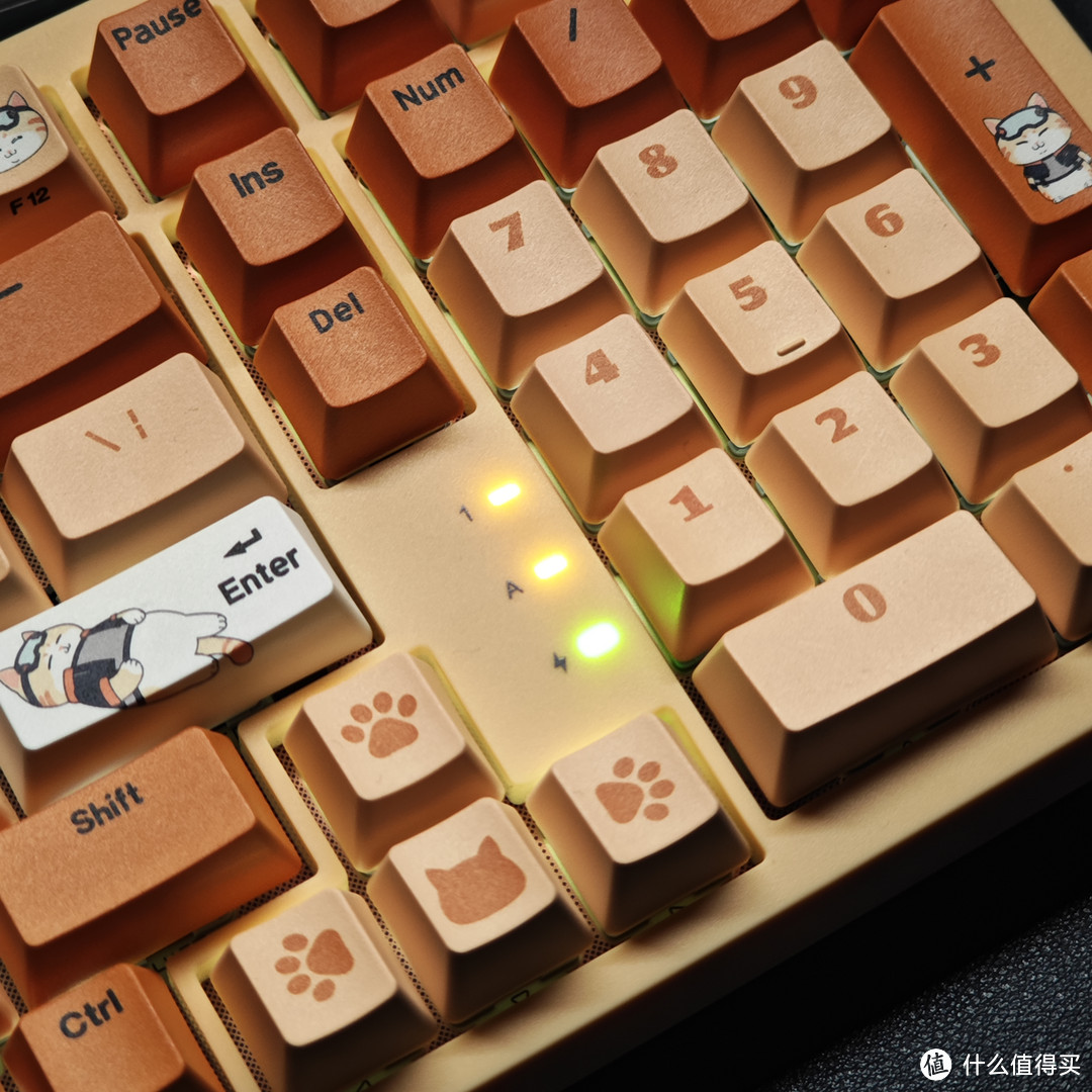 键盘体验 篇一：橘猫主题键盘，一块含猫量奇高的无线机械键盘~-图31