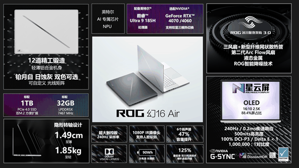 ROG幻14幻16新品至高搭载RTX4090 越级性能打造生产力标杆-图5