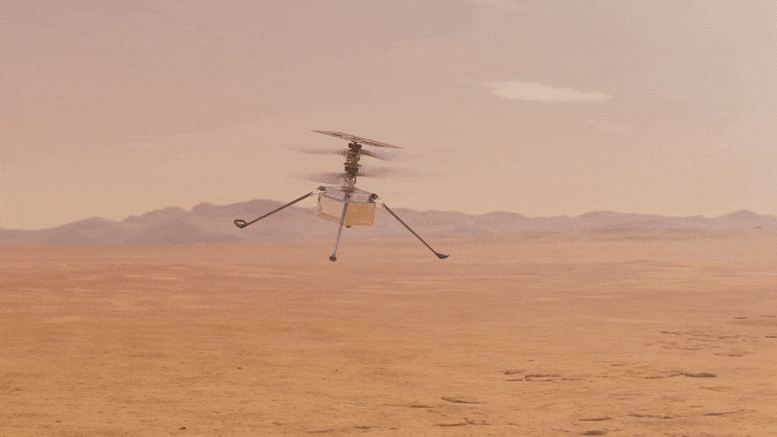 美国“机智号”火星直升机失联：已飞行72次-图1