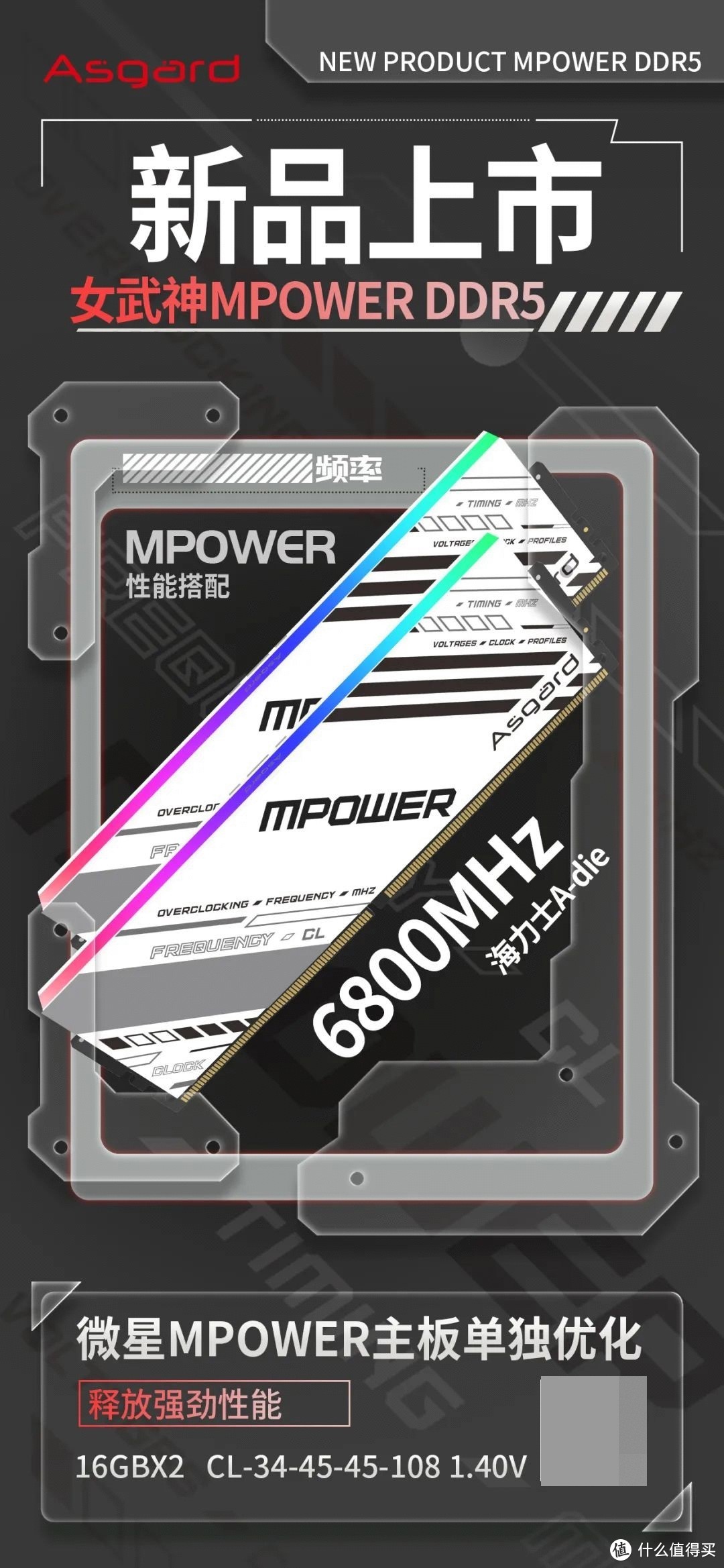 什么硬件值得选 篇四十四：超频玩家新玩具 微星双DIMM主板Z790 Mpower x 阿斯加特DDR5女武神 震撼来袭-图5