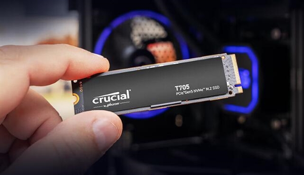 1899元起 英睿达T705 PCIe 5.0 SSD上市：读取速度达14500MB/s
