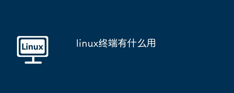 linux终端有什么用