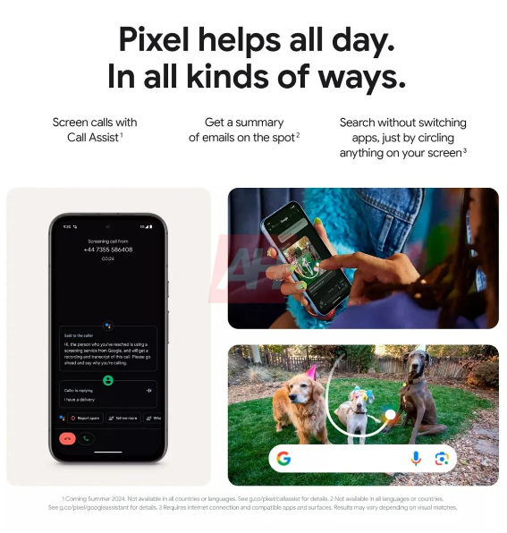 谷歌Pixel 8a手机曝光：七年安全更新与AI功能强大
